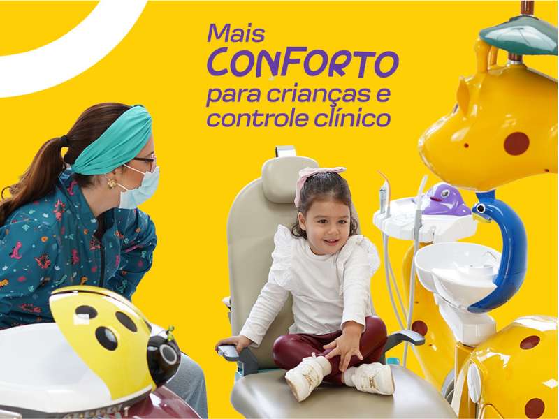 Adquira a cadeira odontopediatrica gzinha safari gnatus na Castelo Equipamentos. Atendemos Campinas e Região